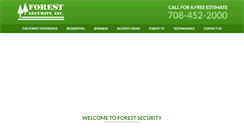 Desktop Screenshot of forestsecurity.com