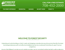 Tablet Screenshot of forestsecurity.com